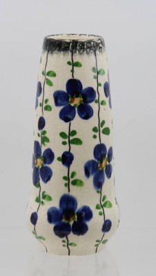 Auktion 366<br>Vase, gemarkt, Dek. Clematis, ca. H-22cm [1]