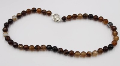 Auktion 366<br>Halskette, Achat, ca. L-38cm [1]