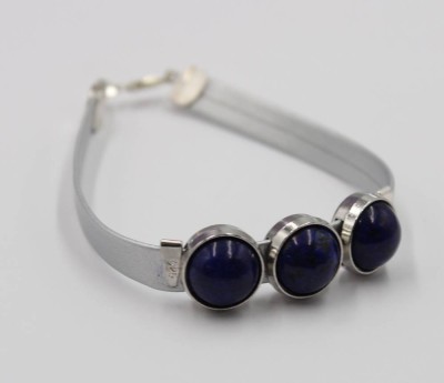 Auktion 369<br>Modeschmuck-Armband, Leder, ca. L-18cm [1]