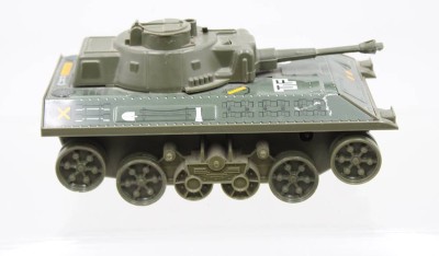 Auktion 366<br>Spielzeug-Panzer, Joustra, Fehlteile, Blech/Kunststoff, ca. H-10cm B-21cm [1]