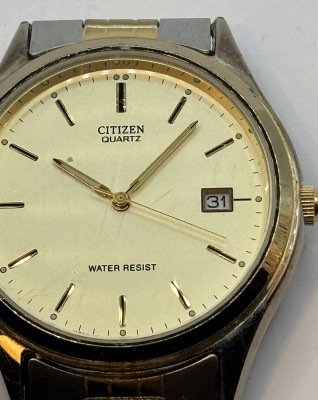 Auktion 366<br>Citizen Quartz HAU, orig. Stahl/Gold Band, Werk nicht geprüft [1]