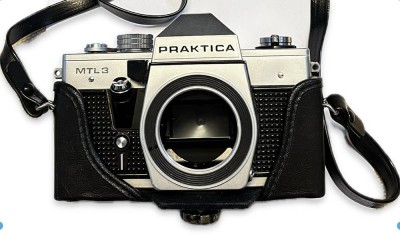 Auktion 366<br>PRAKTICA MTL3 Kamera, o. Objektiv, in Tasche, Funktionen nicht geprüft, Alters & Gebrauchsspuren [1]