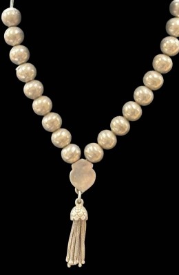 Auktion 366<br>kurze Silber-925- Gebetskette mit 19 Kugeln, L-ca. 21 cm, 24,2 gr.,wohl alle Silber [1]