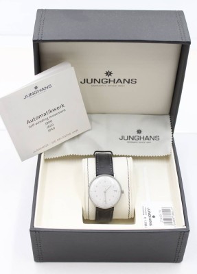 Auktion 366<br>Junghans HAU ,, Max Bill '' Automatic , Werk läuft [1]