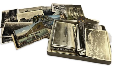 Auktion 366<br>Karton mit ca. 90stk. Postkarten aus aller Welt, gute Erhaltung [1]