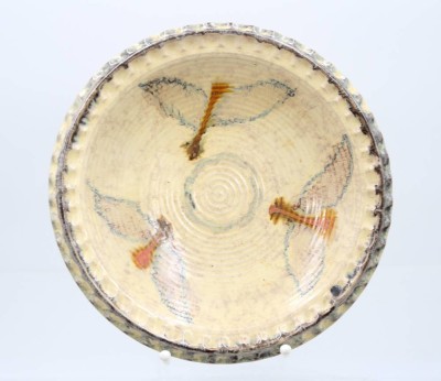 Auktion 366<br>Art-Déco Schale, ungedeutete Blaumarke, D-26,5cm [1]