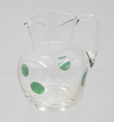 Auktion 366<br>Wein-Kännchen, Jugendstil, 1/4 L, ca. H-10,5cm [1]