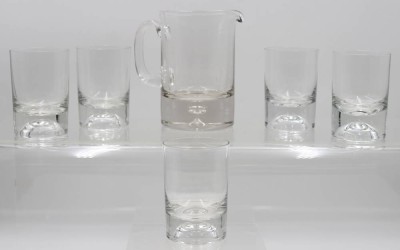 Auktion 366<br>Wasserkrug mit 5 Gläsern 