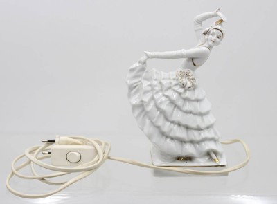 Auktion 366<br>Rauchverzehrer, Tänzerin, Carl Scheidig in Gräfenthal, älter, guter Zustand, ca. H-20cm [1]