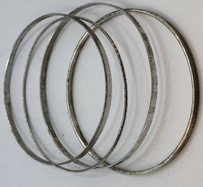 Auktion 366<br>4x div. Silber-Armreifen, hpts-835-, zusammen ca. 20,6 gr [1]