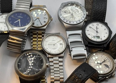 Auktion 366<br>10x div. Quartz HAU, Werke nicht geprüft [1]