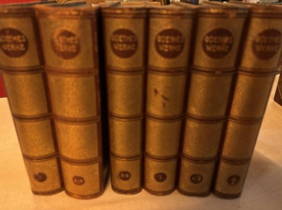 Auktion 366<br>Goethes Werke in 10 Teilen (6 Bücher), Lederrücken, gut erhalten, um 1900 [1]