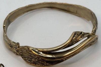 Auktion 366<br>vergoldetes Armband, Klappscharnier, wohl Skandinavien [1]