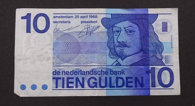 Auktion 320 / Los 15099 <br>10 Gulden 1968 Niederlande