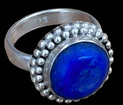 Auktion 367<br>Silberring-925- mit Lapis Lazuli, RG 55, 8,1 gr. [1]