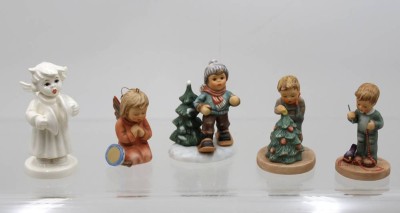 Auktion 367<br>5x div. Figuren, Goebel/Hummel, ca. H-9,2cm [1]