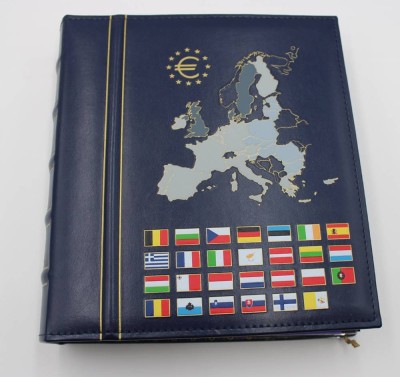 Auktion 367<br>Album mit 14  Euro-Kursmünzsätzen, div. Länder [1]