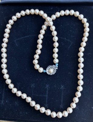 Auktion 367<br>Perlenkette, neu in OVP, Lagerungsspuren, L-60 cm [1]