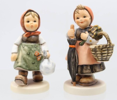 Auktion 367<br>2x Hummelfiguren von Goebel, H-10 cm [1]