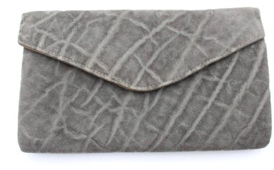 Auktion 367<br>Wildleder Clutch,  15x24 cm, 