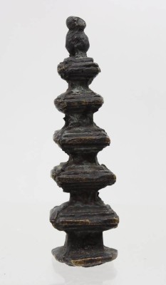 Auktion 367<br>Pagode aus Bronze, China/Japan?, alter?, ca. H-10,5cm [1]