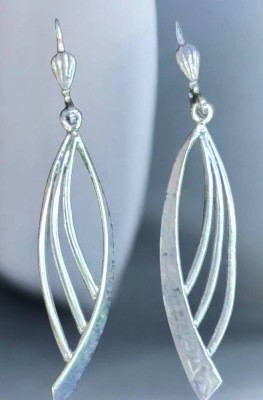 Auktion 367<br>Paar Silber Ohrhänger-925- H-5 cm, 4,8 gr [1]