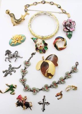 Auktion 370<br>Konvolut div. Vintage Modeschmuck [1]