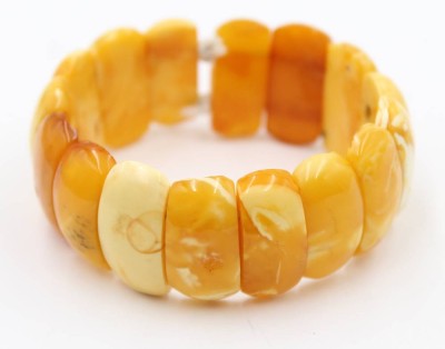 Auktion 367<br>Butterscotch-Zugarmband, 16,7gr., B-2,2cm [1]