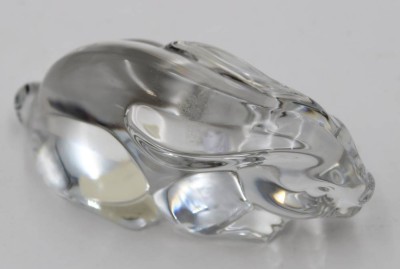 Auktion 367<br>Glasfigur, Hase, Nachtmann, ca. H-4,2cm L-10,5cm [1]