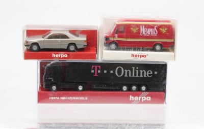 Auktion 367<br>3x div. Herpa-Automodelle in OVP [1]