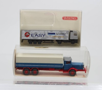 Auktion 367<br>2x div. Wiking-LKW-Modelle, OVP [1]