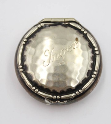 Auktion 367<br>Pillendose, älter, Namensgravur 