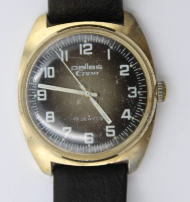 Auktion 367<br>Vintage-Armbanduhr, Pallas Eppo, Handaufzug, Werk läuft, Tragespuren, D- 3,5cm [1]