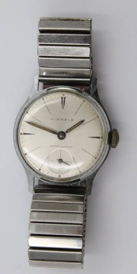 Auktion 367<br>Vintage-Armbanduhr, Kienzle, Handaufzug, Werk läuft, Tragespuren, D-3cm [1]