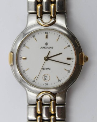Auktion 367<br>Vintage-Armbanduhr, Junghans, Quartz, Werk nicht geprüft, Tragespuren, D-3,5cm [1]