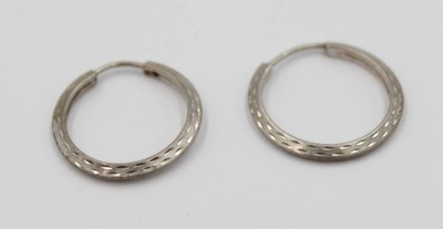 Auktion 367<br>Paar 925er Silber-Creolen, 1,2gr., ca. D-2cm [1]