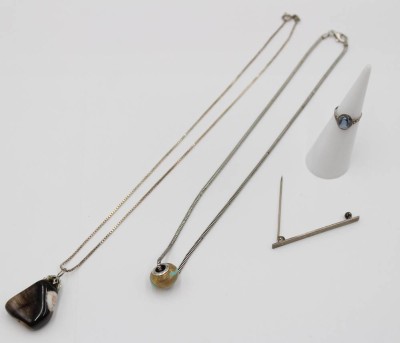 Auktion 367<br>Konvolut Silberschmuck, zus. ca. 13gr. [1]