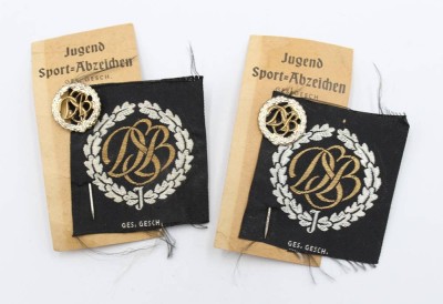 Auktion 367<br>2x Jugendsportabzeichen, 3. Reich [1]