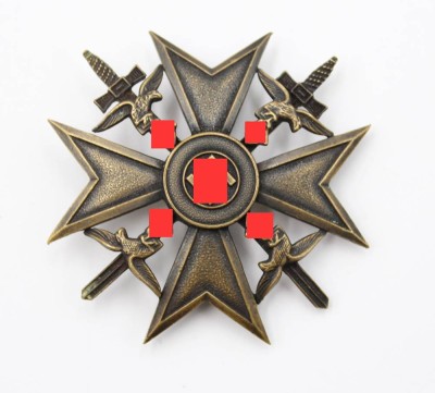 Auktion 367<br>Spanienkreuz, wohl gute und frühe Replik [1]