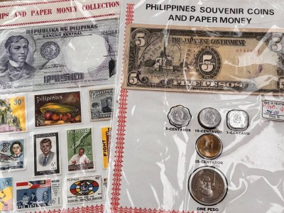 Auktion 367<br>2xMünzbriefe bzw. Banknotenbriefe mit Marken 