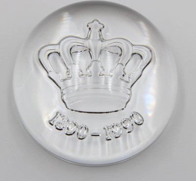 Auktion 367<br>Paperweight, Krone, ca. D-9cm [1]