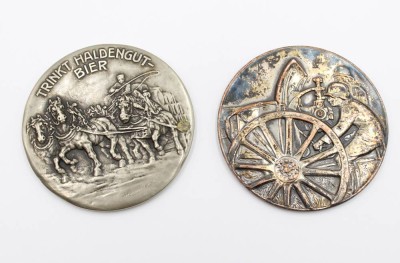 Auktion 367<br>2x Taschenspiegel, 1x 