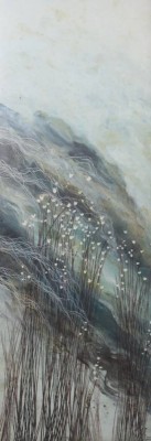 Auktion 367<br>DS wohl Doris Schmidtke, Neuenkirchen, Gräser, wohl Aquarell, ger./Glas, RG 37 x 14,5cm [1]