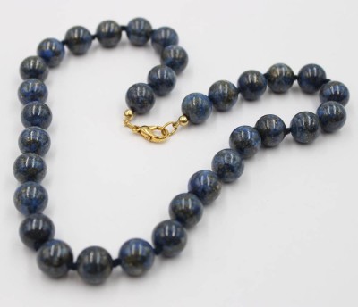 Auktion 367<br>Halskette, Sodalith-Perlen, ca. L-48cm [1]