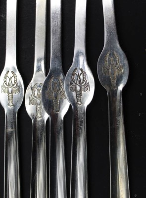 Auktion 367<br>18x Hummergabeln, Edelstahl,  L-22 cm [1]