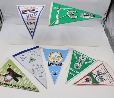 Auktion 367<br>7x div. Wimpel, 60/70er Jahre [1]