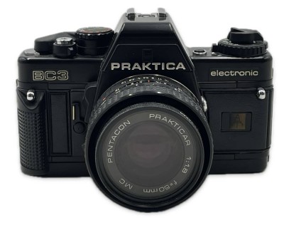 Auktion 367<br>Praktica BC3 Kamera, inkl. Objektiv, Alters & Gebrauchsspuren [1]