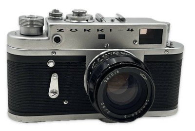 Auktion 367<br>Zorki-4 Kamera, inkl. Objektiv, Alters & Gebrauchsspuren [1]