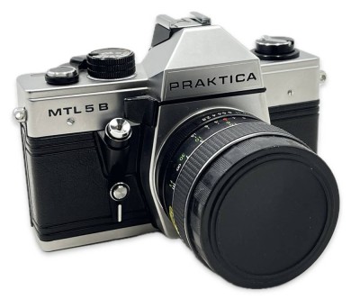 Auktion 367<br>Praktica MTL 5B Kamera, inkl. Objektiv, Alters & Gebrauchsspuren [1]