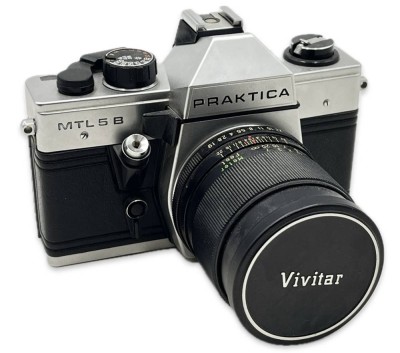 Auktion 367<br>Praktica MTL 5B Kamera, inkl. Objektiv, Alters & Gebrauchsspuren [1]